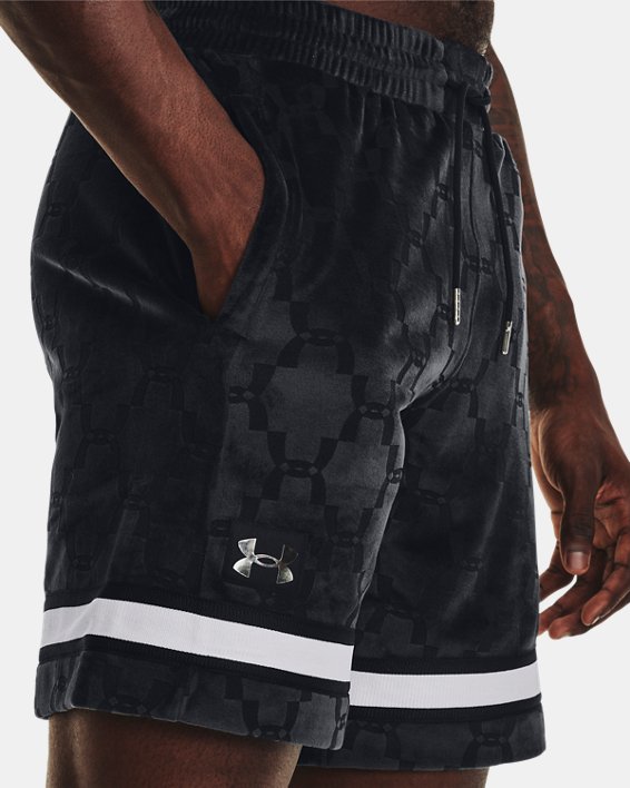 Men's UA Velour OG Shorts, Black, pdpMainDesktop image number 3